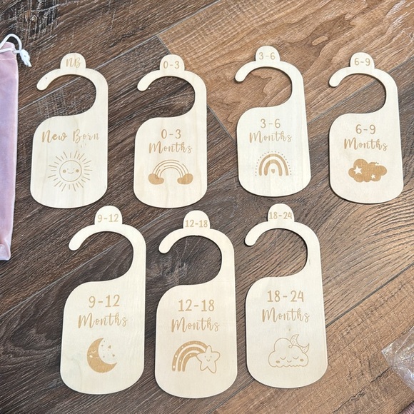 NWT Celestial Gender Neutral Baby Closet Dividers - Picture 1 of 2
